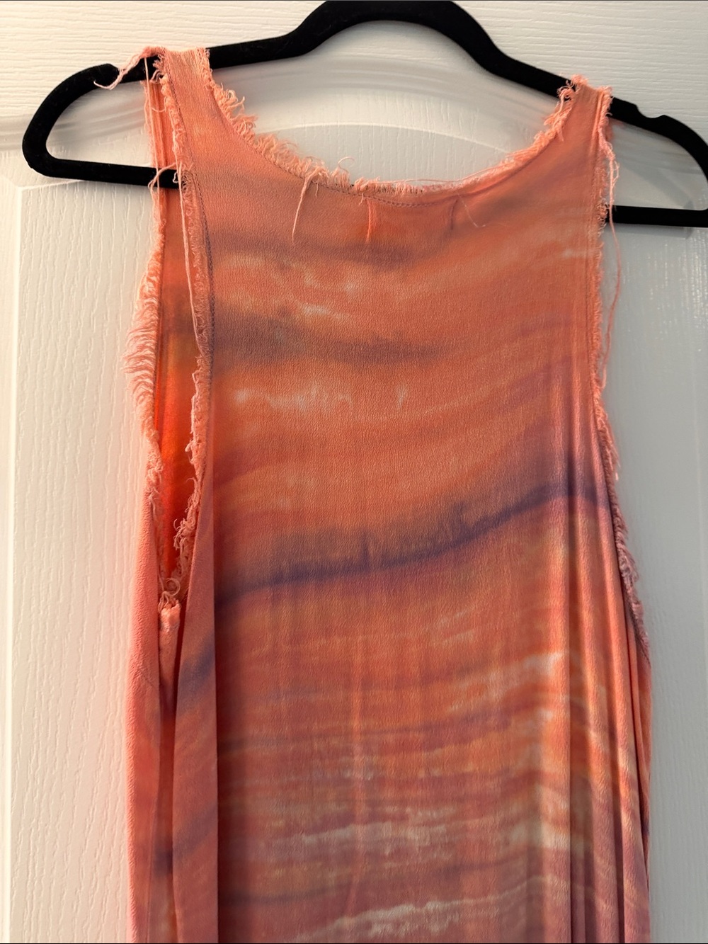 Sam & Lavi Coral to Blue Ombre Maxi Dress - Picture 6 of 7